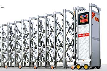 不銹鋼伸縮門雄鷹