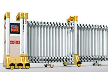 鋁合金伸縮門金錢門H-305