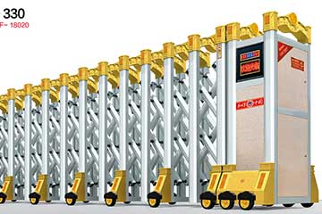 鋁合金伸縮門金錢門-330