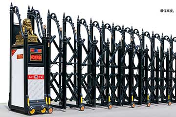 鋁合金伸縮門千禧龍