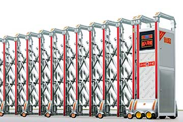 不銹鋼伸縮門鴻鋒門A